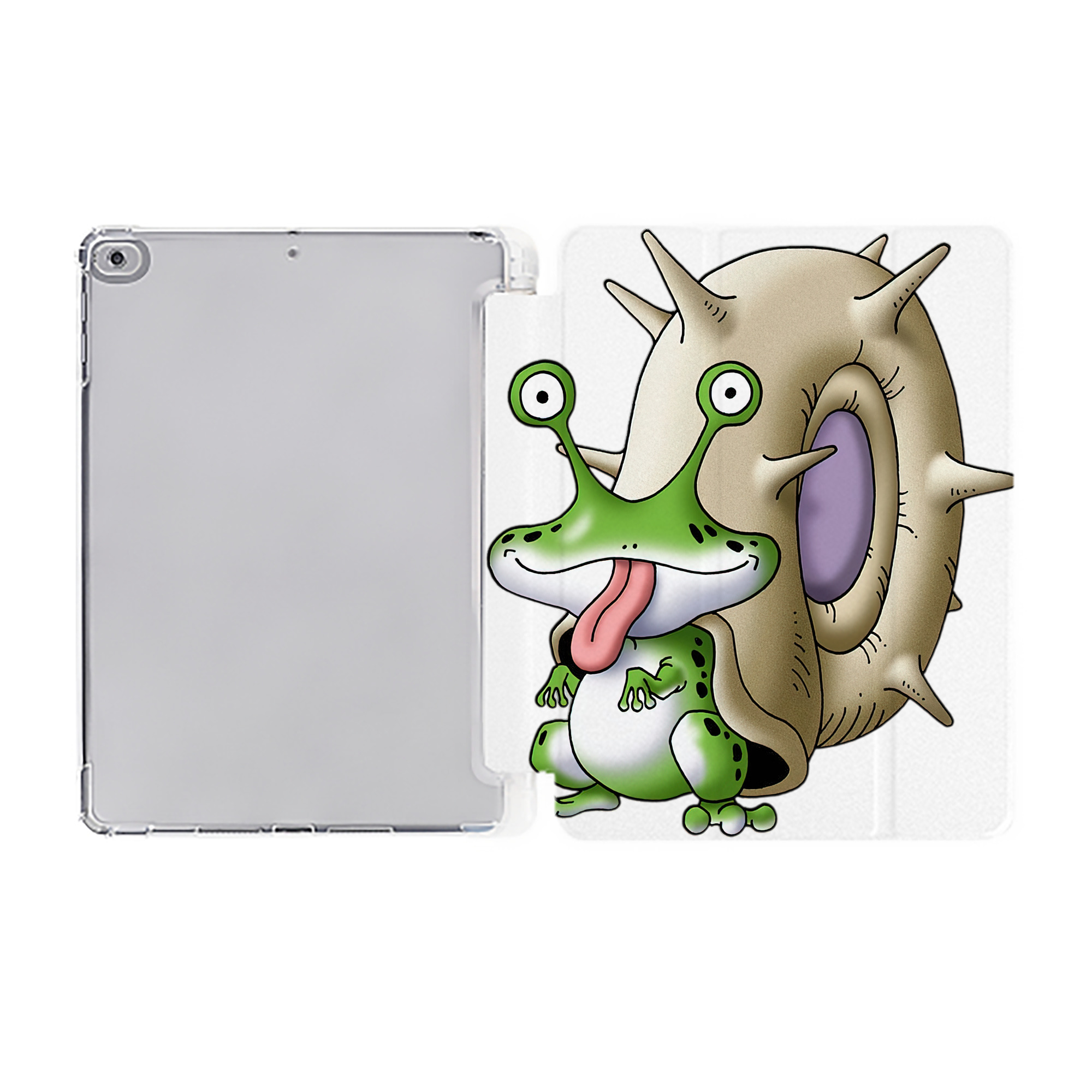 （画像用） ドラゴンクエスト Doragon Kuesuto Dragon Quest IPad ケース ペン収納付き 三つ折りスタンド PUレザー×シリコン 対応機種9.5/10.5/10.9インチ